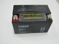 Аккумулятор электрический свинцовый силовой MAK12V 7Ah 6FM-7